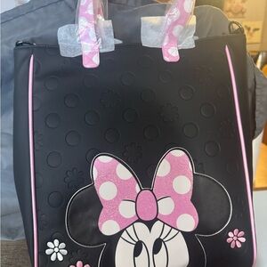 Loungefly Minnie Rock the Dots Tote Bag NWT